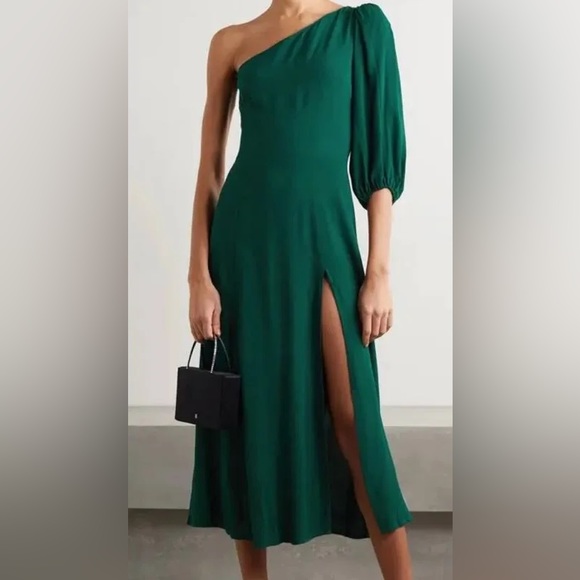 Reformation Dresses & Skirts - reformation lawrence dress / size 6 / emerald green